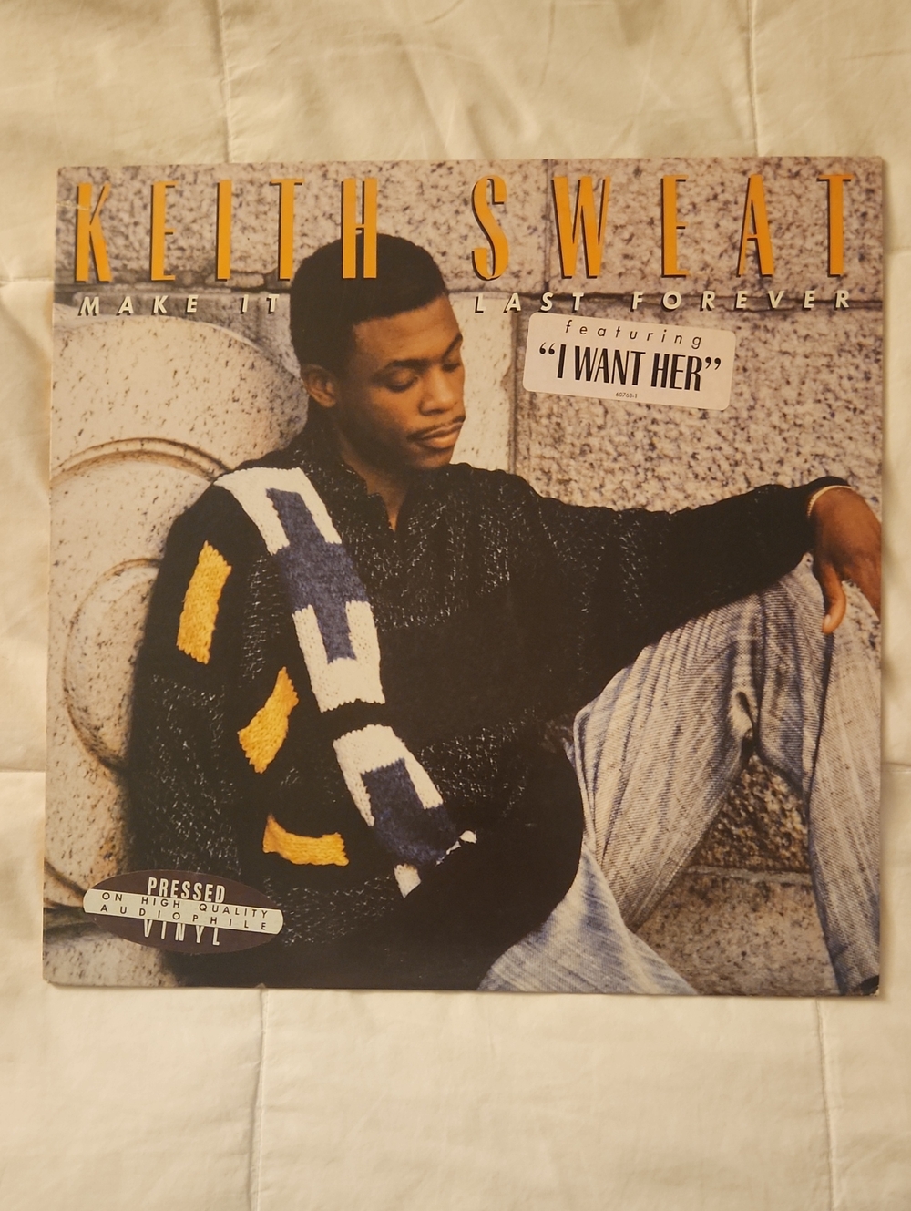 Keith Sweat: Make It Last Forever Vinyl -- DJ COPY NEVER PLAYED! SECRET STASH!